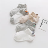 5 pairs/lot Children Socks Boy Girl Cotton fashion socks Spring summer High quality