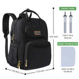 USB Charging Diaper Bag For Fashion Backpack With Double Hook For Stroller Fast Shipping