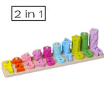 Montessori Children Preschool Educationl Toys Caterpillar Counting Kids Educational Toys