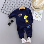 New Spring Autumn Children Clothing Boys Cartoon Casual Sports T-shirt Pants 2pcs/Set