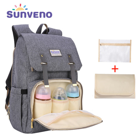SUNVENO New Fashion Diaper Bag Backpack