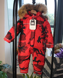 winter 90% down jacket for girls boys snow wear ,baby kids coats  jumpsuit