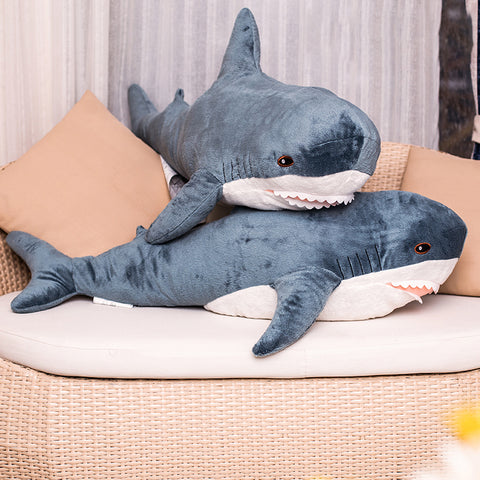 Shark Plush Toys Sleeping Pillow Travel Toy Gift Shark Cute Stuffed Pillow Toys