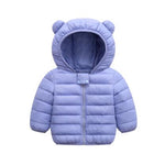 1- 5y jacket kids fashion coats with ear hoodie autumn girl clothes infant