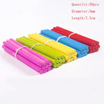 50/100pcs Wooden Educational Rod Colorful Children Teaching Mathematics Toys Preschool Learning