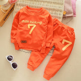 Spring Autumn Children Boys Girsls Clothing Cotton Long Sleeve 2 Pcs/Suit