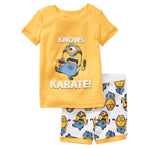 Kids Boys Girls Clothes Summer Short Sleeved Cartoon