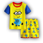 Kids Boys Girls Clothes Summer Short Sleeved Cartoon