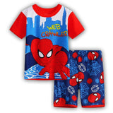 Kids Boys Girls Clothes Summer Short Sleeved Cartoon