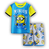 Kids Boys Girls Clothes Summer Short Sleeved Cartoon