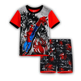 Kids Boys Girls Clothes Summer Short Sleeved Cartoon