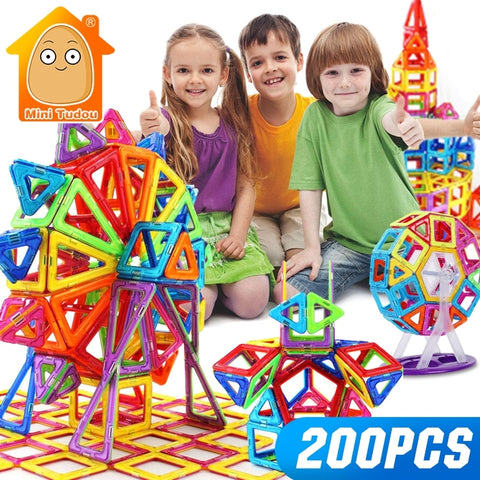 Magnetic Designer Constructor Toy For Boys Girls Educational Toys For Children