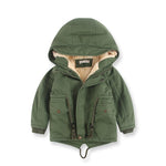 Benemaker Winter Outdoor Fleece Jackets For Boys Hooded  Kids Coats