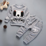 Spring Autumn Children Boys Girsls Clothing Cotton Long Sleeve 2 Pcs/Suit