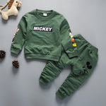 Spring Autumn Children Boys Girsls Clothing Cotton Long Sleeve 2 Pcs/Suit