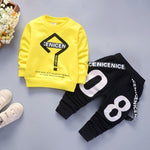 2020 New Spring Baby Tracksuit Kids Long Sleeve Top Pants 2pcs Children Clothing