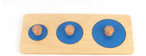 Montessori Materials Round Panel Children Educational Toys Preschool Training Education Toy