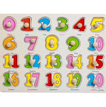 30cm Kid Early educational toys wooden puzzle toy alphabet and digit learning education child