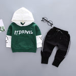 New Spring Autumn Children Clothing Boys Cartoon Casual Sports T-shirt Pants 2pcs/Set