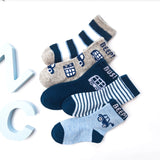 10 pieces/lot 5 pair Car Patten Comfort  Newborn Sock Kids Boy Cotton