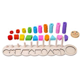 Montessori Children Preschool Educationl Toys Caterpillar Counting Kids Educational Toys